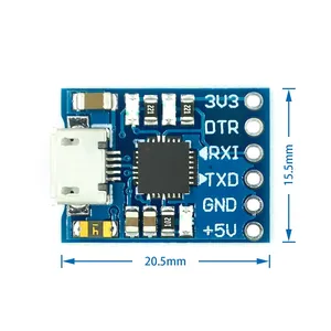 Módulo serie USB a TTL CP2102, descargador UART STC para micro tipo C, 1-10 unidades - Product Image 2