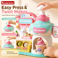 KZHM DIY Pretend Ice Cream Playset Kids STEM Montessori Preschool Educational Toys Kit Parent-Child Activity Toys for Girls Boys