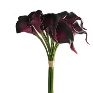 Usine En Gros De Mariage Décoratif Real Touch Artificielle Calla Lily Petite Taille 36CM Calla Lily Fleurs