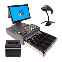 15.6 pouces Windows 10/11 Kassensysteme Fabricant Point De Vente En Gros Écran Tactile Epos Pos Système Terminal