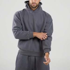 เสื้อฮู้ด650GSM ผ้าฝ้าย100% แขนยาวโอเวอร์ไซส์650GSM เสื้อฮู้ดน้ำหนักสูงออกแบบโลโก้ได้ตามต้องการ - Product Image 2