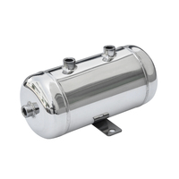 Réservoir d'air 2L Horizontal 304SS G1/4 réservoir d'air 12,5 bar Réservoir sous pression pour compresseur d'air