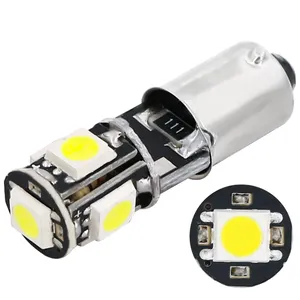 סיטונאי 12V T10 Led Ba9s Canbus הנורה 5050 5SMD אוטומטי רכב רכב פנים לוח מחוונים אור WG008