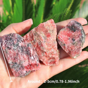Cristal de Rodocrosita Natural en Bruto al por Mayor, Espécimen Mineral para Pulir, Cabujón, Sanación de Chakras - Product Image 6