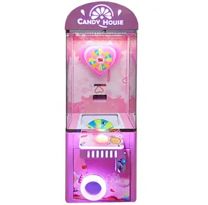 Dinibao Coin operated candy house vending gift game candy crane machine para crianças