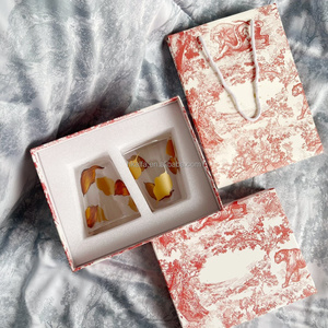 Ensemble de verres en cristal à motif de vigne, verre transparent ciel étoilé, verre à eau, verre à whisky - Product Image 1