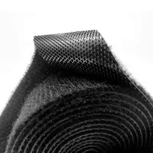 Ruban adhésif en nylon doux et lisse, Velcro 100 % nylon personnalisé, ruban adhésif à faible élasticité, Velcro double face - Product Image 3