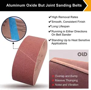 20-Piece Set Of 3x21 Inch Sanding Belts 40-400 Grit Belt Sander Sandpaper Abrasive Tools For Various Crafts