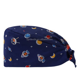 Gorros quirúrgicos unisex <span class=keywords><strong>de</strong></span> enfermera grandes con forro <span class=keywords><strong>de</strong></span> <span class=keywords><strong>plomo</strong></span> <span class=keywords><strong>de</strong></span> Halloween - Product Image 2