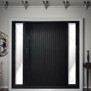 Modern Wrought Iron Entry <strong>Door</strong> with Rotating Pivot <strong>Design</strong> for Outdoor Apartments Villas Living Rooms Exteriors - Product Image 6