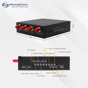 <span class=keywords><strong>Openwrt</strong></span> Qca9531 Industrial 4G Lte Cellular Vpn <span class=keywords><strong>Router</strong></span> <span class=keywords><strong>con</strong></span> carcasa de metal Din-Rail Montaje Watch Dog Design - Product Image 5