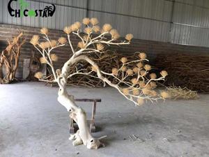 Hot Bán Tùy Chỉnh Khổng Lồ Nhân Tạo Bonsai <span class=keywords><strong>Tree</strong></span> Của Trung Quốc Trang Trí Thiết Kế Mới Lạ Cho Patio Khách Sạn Nhà Hàng Nhựa Cây - Product Image 4