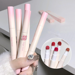 <span class=keywords><strong>Gloss</strong></span> à lèvres mat en velours, poudre crème, longue durée, imperméable, teinte à lèvres <span class=keywords><strong>nude</strong></span> <span class=keywords><strong>rose</strong></span> rouge, rouge à lèvres - Product Image 3