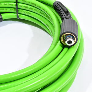 Lavadora eléctrica de alta presión para el hogar <span class=keywords><strong>Amazon</strong></span> Green Field, 4000psi, drenaje de agua suave, PVC, resistente al desgaste, lavadora de coche, verde pequeño - Product Image 4