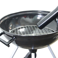 Allume-charbon électrique sans fil à batterie, en acier inoxydable et plastique, rechargeable, style coréen, pour barbecue, fumoir et cuisine