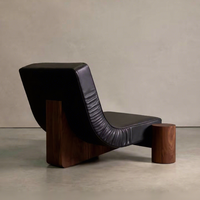 Fauteuil d'appoint de luxe en bois de noyer 2026 |   Fauteuil lounge contemporain pour salon, salle à manger, hôtel |   Sièges de designer haut de gamme