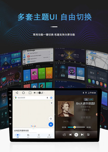 เครื่องเล่นแอนดรอยด์ติดรถยนต์แบบดับเบิ้ลดินขนาด 10 นิ้ว หน้าจอสัมผัส พร้อมระบบนำทาง GPS เครื่องเล่นเสียงในรถยนต์ เครื่องเล่นดีวีดีในรถยนต์ รองรับ Carplay - Product Image 4