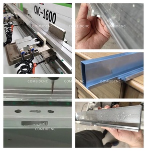 Machine de découpe d'aluminium de haute précision, routeur CNC avec double broche, PLC et servomoteur à boîte de vitesses pour la découpe de profilés - Product Image 6