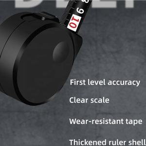 NUEVO 3M/5M/7,5/10M caja negra esencial para el hogar de alta precisión cinta métrica de acero - Product Image 5