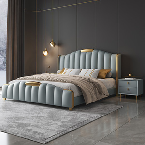 Home Bedroom Furniture Set Queen Bed Frame Double Single king Size Letto <strong>Camas</strong> Matrimonial Muebles <strong>De</strong> Dormitorio Up-holstered - Product Image 4