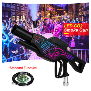 Pistolet à CO2 LED SHTX au meilleur <span class=keywords><strong>prix</strong></span>, machine à fumée à jet, pour DJ, scène, boîte de nuit, discothèque, fête, canon à CO2 LED RGB portable, pistolet DJ - Product Image 6