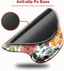 Chuột Công Thái Học Đế PU Chống Trượt Khuyến Mại Tấm Lót Cổ Tay Tấm Lót Chuột In Kèm Miếng Lót Bảo Vệ Cổ Tay - Product Image 5