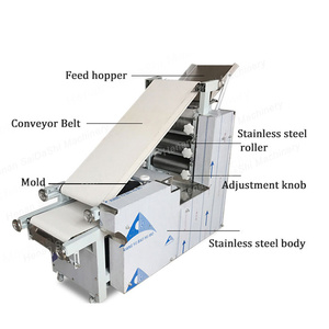 Thương mại hoàn toàn tự động bột hình thành cắt paratha lavash phẳng Arabic naan pita bánh mì <span class=keywords><strong>roti</strong></span> <span class=keywords><strong>Maker</strong></span> chapati làm giá máy - Product Image 2