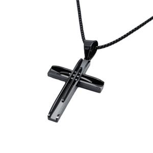 Collares con Colgante de Cruz Modernos 2026, Joyería Minimalista de Acero Inoxidable 316L, Chapado en Oro PVD de 18k para Mujer - Product Image 3