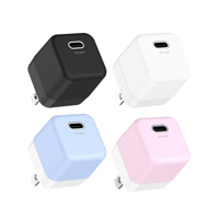 US Mexico Peru Bahan Tahan Api 20W PD USB C Pengisi Daya Cepat Kabel Tipe C Cargadores Para Celular Carga Rapida