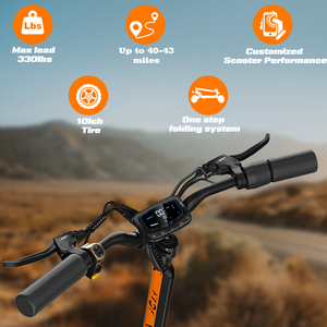 Elektroroller für Erwachsene mit Doppelmotor, Neuem Design, 52V Power-Lithium-Akku, Geländegängig, Faltbar, für Schwergewichtige, Offroad-Einsatz - Product Image 4