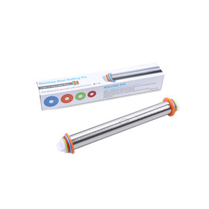 Bespoke Bán Chạy Chốt Lăn Bằng Thép Không Gỉ Điều Chỉnh Được Sử Dụng Tại Nhà Với Thảm Làm Bánh Bằng Silicon - Product Image 6