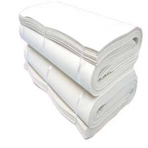 Tissu industriel en laine 100% à haute densité Feutre de laine de mouton poli blanc fin tricoté Absorption d'huile électrique mécanique - Product Image 4
