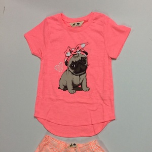 Ensembles de vêtements Summer Vibes Girl pour enfants Jupes sans manches scintillantes et décolorées - Product Image 1