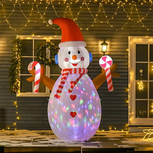 Hot Sell 15FT Santa Claus Christmas <strong>Inflatables</strong> <strong>Decorations</strong> <strong>Xmas</strong> <strong>Inflatable</strong> Saint Bernard Backyard Decor on Christmas - Product Image 3