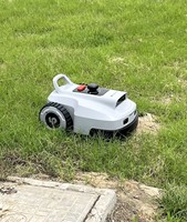 Pemotong Rumput Robot Visual AI Lopkin L1500 DIY Global Murah, Bertenaga Baterai 24V 7.5Ah, Tanpa Kabel, Tahan Air IPX6, Garansi 2 Tahun