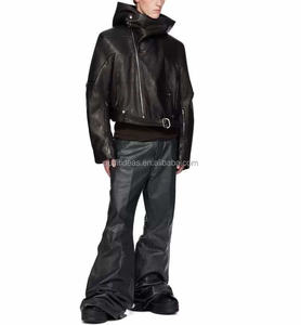 รองเท้าหนังลูกวัวหัวกลมสำหรับผู้ชายรองเท้ามีป้ายกำกับใหม่รองเท้าแพลตฟอร์มหนังแทรคเตอร์สไตล์ฮอลลีวูดลูกไม้ขึ้น <span class=keywords><strong>Bozo</strong></span> MEGA Tractor - Product Image 3