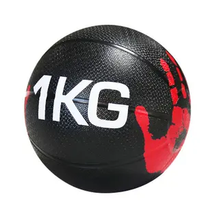 ลูกบอลยางสำหรับออกกำลังกายทนทานใช้ในยิมลูกบอลยาสำหรับฝึกน้ำหนักที่บ้าน