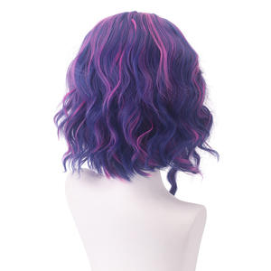 Perruque de cosplay Ainizi bleu mélangé violet Lady Nagant de <span class=keywords><strong>My</strong></span> <span class=keywords><strong>Hero</strong></span> <span class=keywords><strong>Academia</strong></span> pour femmes - Product Image 5