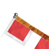 Drapeau de bureau à franges Norvège en gros avec base en plastique argenté pour réunions d'entreprise et expositions commerciales – Direct Usine