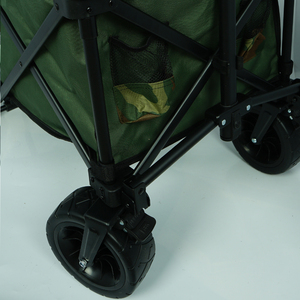 GSD Outdoor Camping Collapsible Folding <strong>Wagon</strong> Cart Washable Heavy Duty Utility <strong>Beach</strong> <strong>Wagon</strong> Cart With Side Pocket and Brakes - Product Image 6