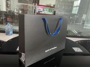 Bán buôn tùy chỉnh Kraft túi giấy Trong nâu trắng đen cho quần áo giày quà tặng cho nghề mua sắm bao bì với logo - Product Image 6