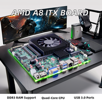 Carte mère d'ordinateur industriel AMD/A8-4500M haute performance carte de jeu industrielle ITX basse consommation Quad-Core nouvelle mémoire DDR3