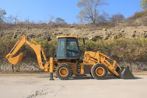 Cina kualitas baik baru joystick backhoe loader penggali hidrolik backhoe loader mini backhoe loader