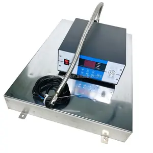 Paslanmaz çelik yüzeyde gres yıkamak için 1800W su geçirmez daldırılabilir ultrasonik temizleme dönüştürücü