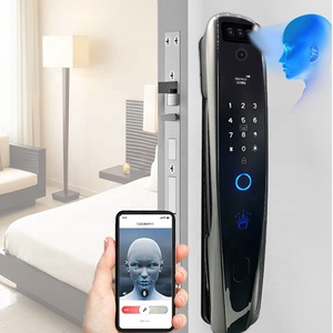 Ttlock Khóa Cửa Thông Minh Khóa Cửa Kỹ Thuật Số Có Khóa Vân Tay Wifi Nhận Diện Máy Ảnh Cho Mặt Trước Nhà - Product Image 1