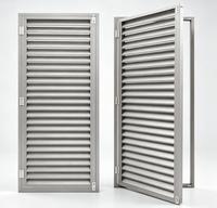 Volets en aluminium en forme de Z Windowmate pour l'ombrage des façades d'hôtels en extérieur, design moderne, volets écologiques