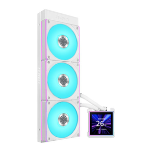 Nouveau refroidisseur d'eau pour processeur tout-en-un HydroShift II LCD-S RGB avec écran LCD IPS de 3,4 pouces, 3 modes de contrôle, dissipateur thermique en aluminium, roulement à billes - Product Image 2