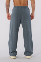 Customize Men's Oversized Washed Pants High Quality Cotton Plus Size Baggy Stacked Gym Sports Pants DTG Screen Printing Pants
