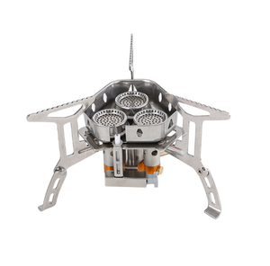 RUNSON Mini réchaud à <span class=keywords><strong>gaz</strong></span> pliable ultraléger pour le camping réchaud portable pour randonnée pique-nique cuisson BBQ Trekking - Product Image 3