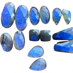 Cabujón de labradorita azul de alta calidad, joyería de piedra Natural suelta agradable y suave, precio competitivo hecho a mano - Product Image 1